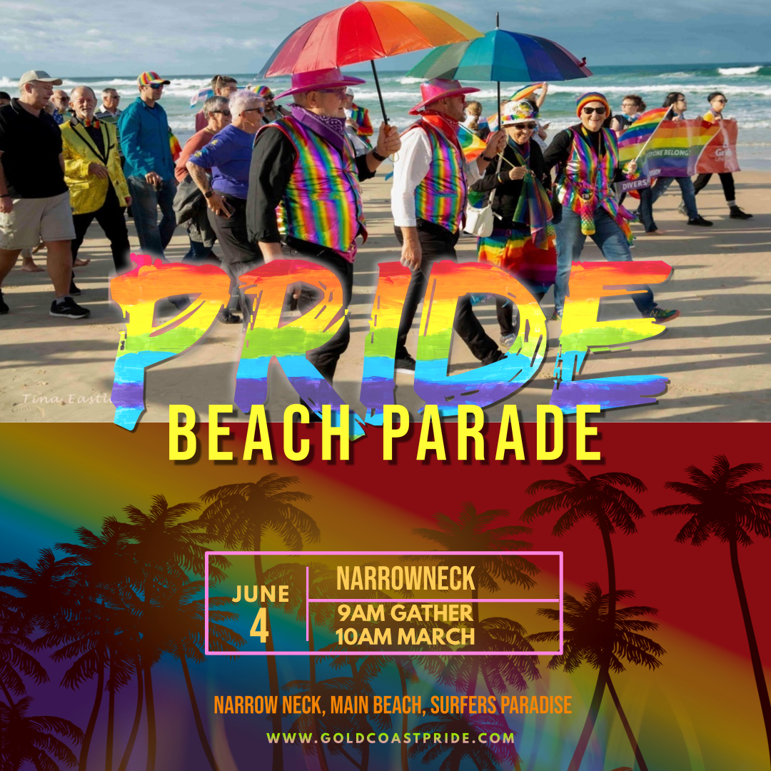 Fair Day poster for Gold Coast Pride Festival 2022