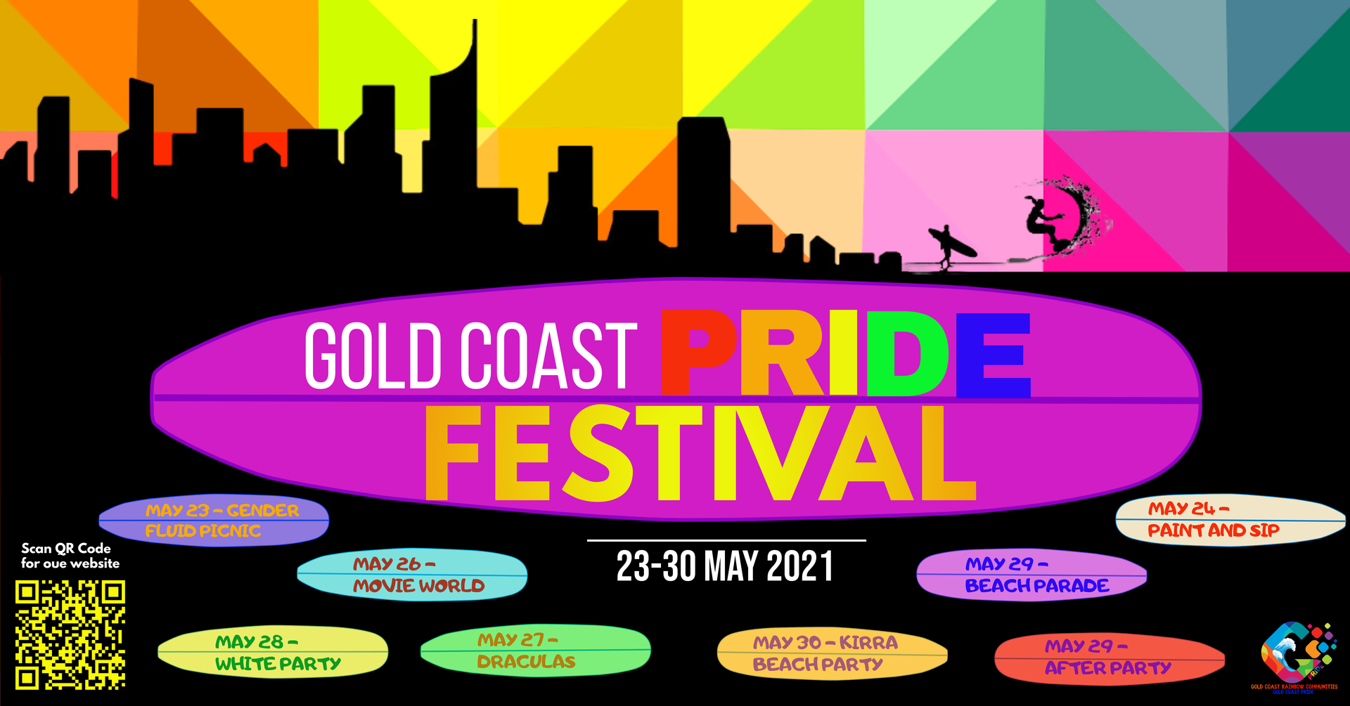 Gold Coast Pride Festival community gathering